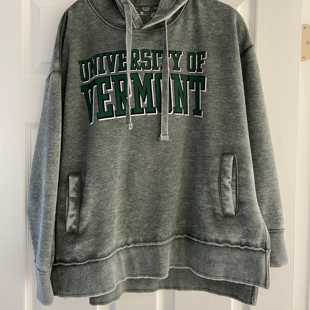 UVM Pressbox Spellout Vintage Hoodie
